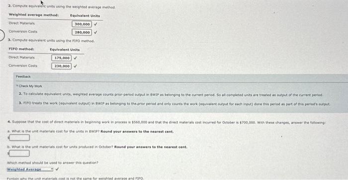 following informution was obtained for the Fabrication Departinent for Octo a. Al