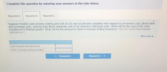 and expensive, so few units are produced in any month. The production
