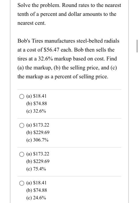  please help! will like Solve the problem. Round rates to the