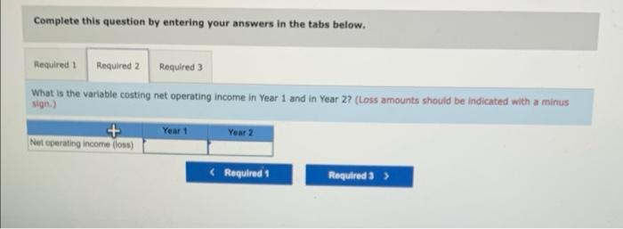 During Heaton Company's first two years of operations, it reported absorption costing