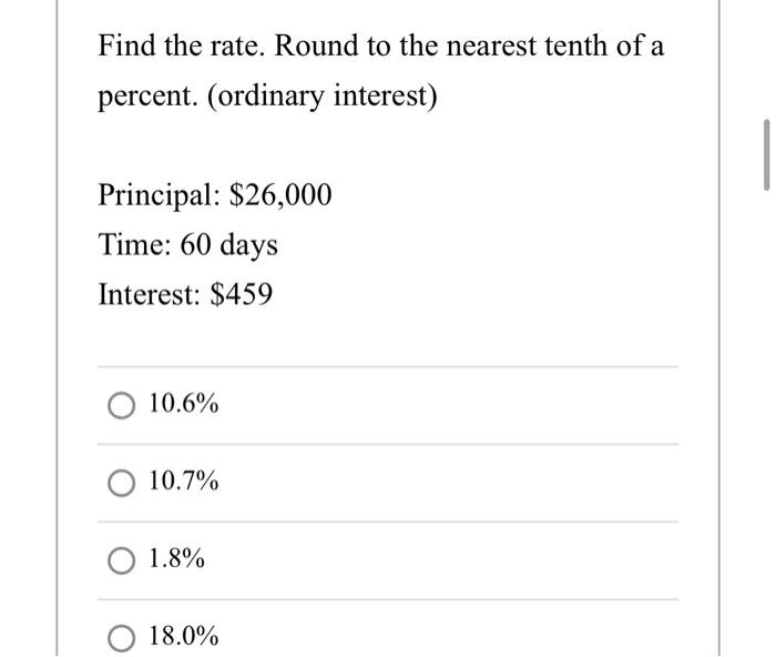 time to the nearest day. Leon Harding receives proceeds of $5812 after