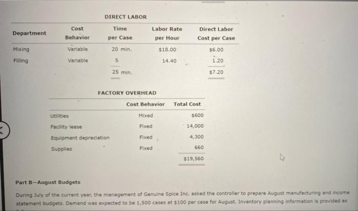from Part A of the comprehensive problem. Be sure you have completed