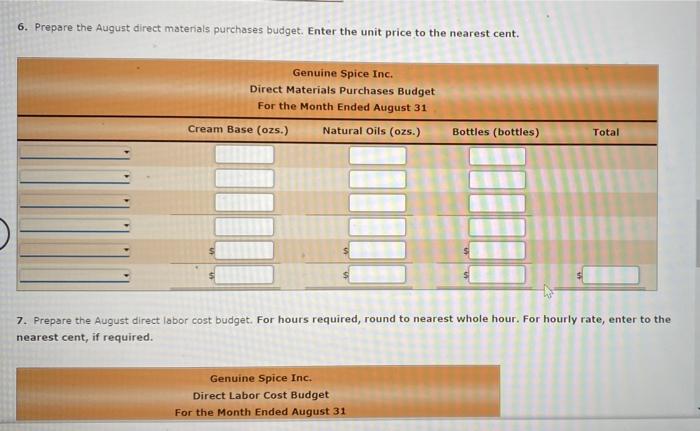 when completing this section Genuine Spice Inc. began operations on January 1