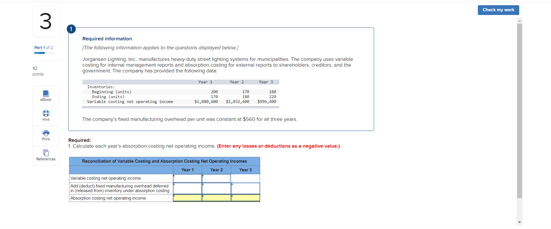 PLEASE HELP ME COMPLETE. THANK YOU. Check my work m. ! Required