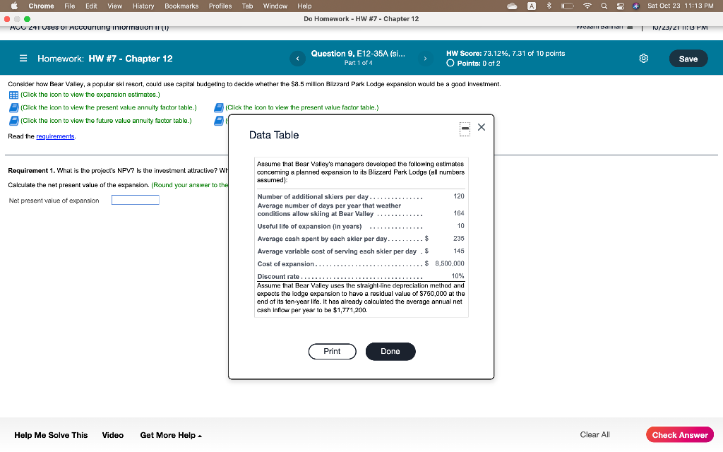 23 11:13 PM Help Do Homework - HW #7 - Chapter 12