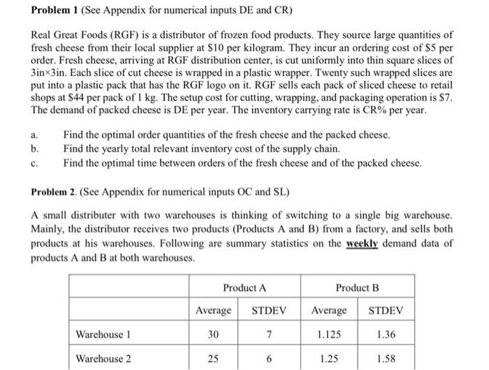 Great Foods (RGF) is a distributor of frozen food products. They source