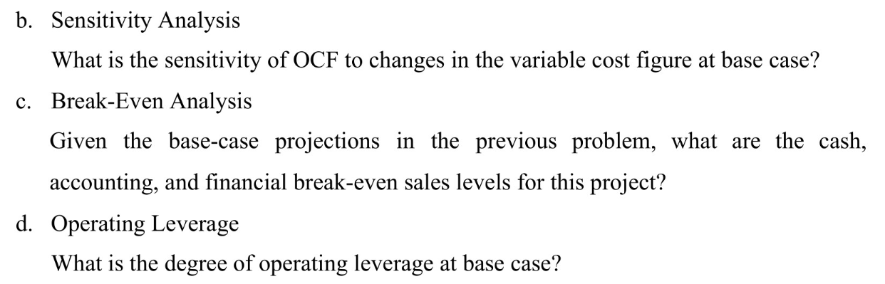 Kolam Makara has a project costs $900,000, has a five-year life, and
