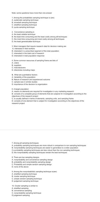 help me answer these questions it is multiple choice. there can be