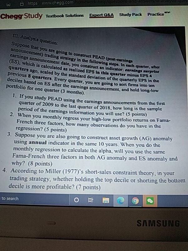  @ https www.chegg.com homework help/questions-anu-answer analy Chegg Study Textbook Solutions Expert