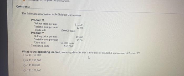 Company produces and as a single product. The Company provided to contribution