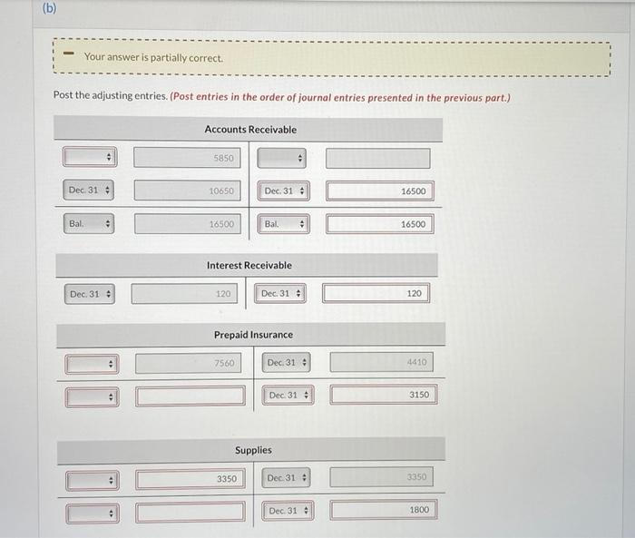 Trial Balance December 31, 2021 Debit Credit Cash $8.900 Accounts receivable 5,850