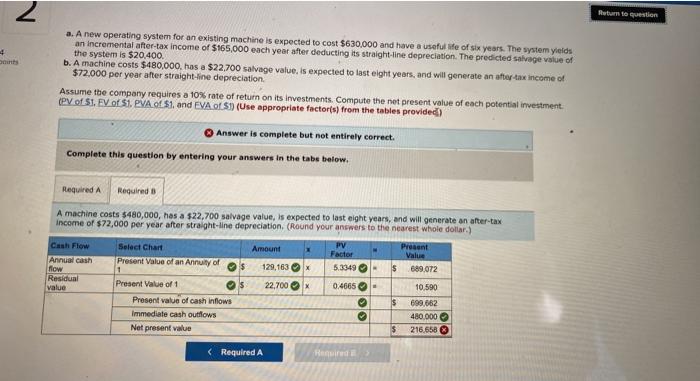 2 Return to question 4 a. A new operating system for