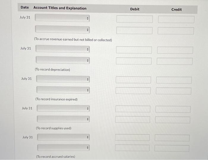 1 1 5 12 Invested $ 22,000 cash in the business Purchased