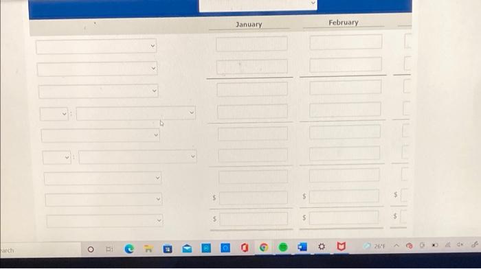 Progress Vaughn Industries has adopted the following production budget for the first