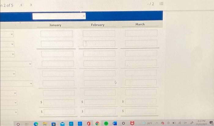 4 months of 2022 Month Units January Units Month 12,400 March 9.920
