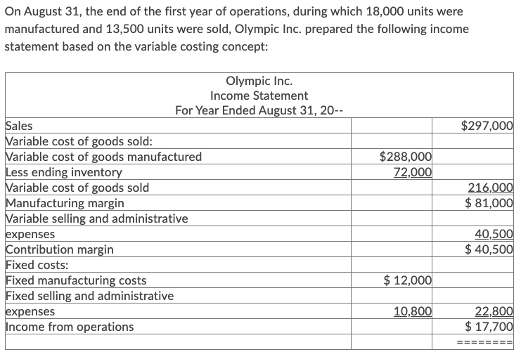  B. From a product-costing perspective, what is the basic difference between
