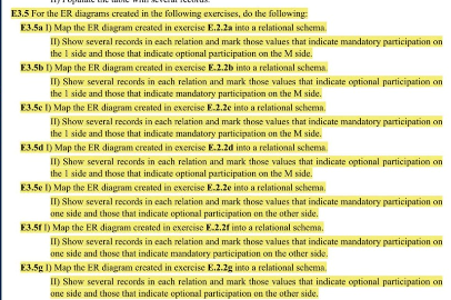  Please help E3.5 For the ER diagrams created in the following