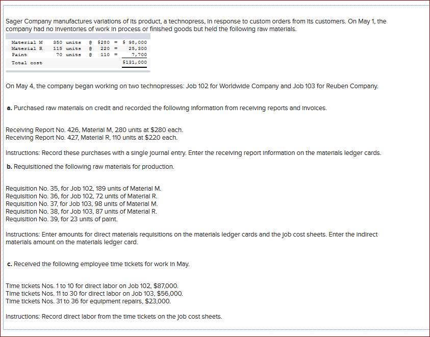 Need help completing general journal. Materials requisition and Job cost sheets are