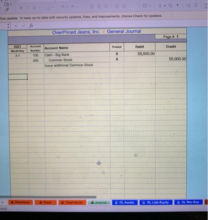 March 1 Owners of OPJ invested an additional $55,000 cash into the