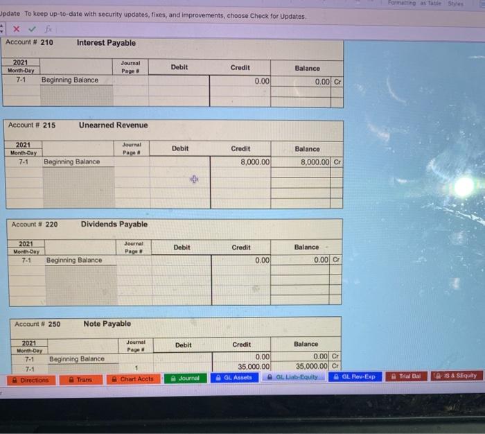with security updates, fixes, and improvements, choose Check for Updates. & fx
