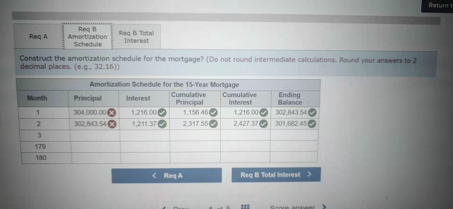 for this problem Return to question You plan to purchase a $380,000