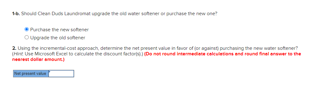 Duds Laundromat has an industrial water softener that enhances the water quality
