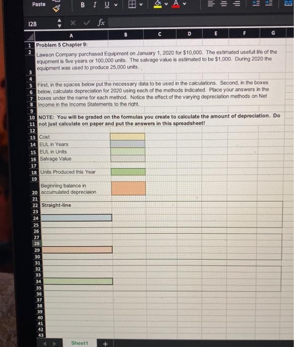  Paste BIU E 51 == X D E F G 128