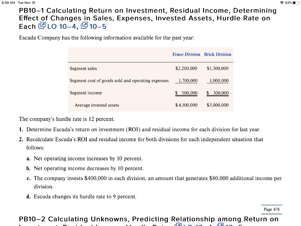 Please answer use excel and show excel formulas 8:09 AM Tue Nov