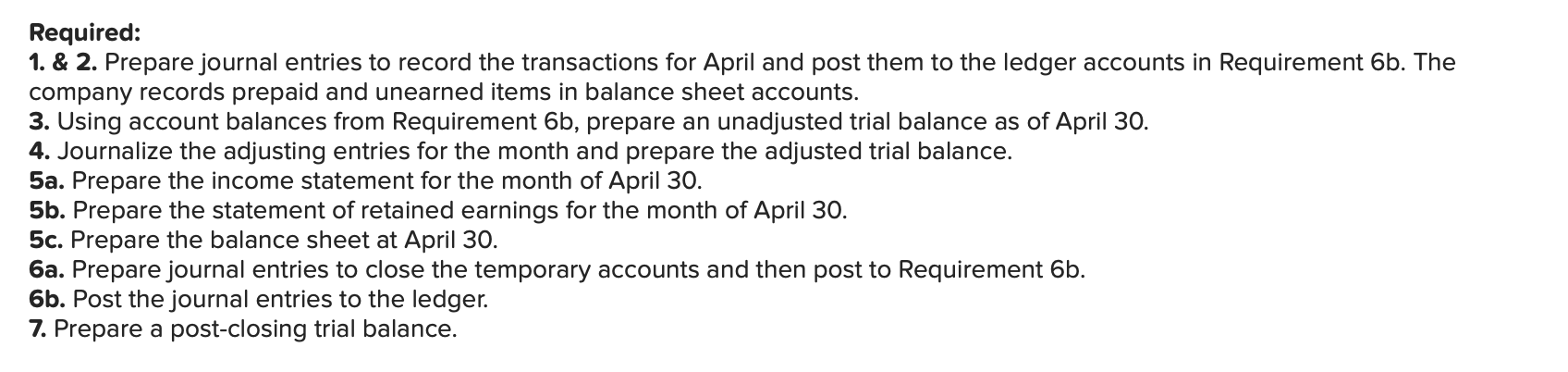 I am mainly having problems from 5b to 7. Please help out!