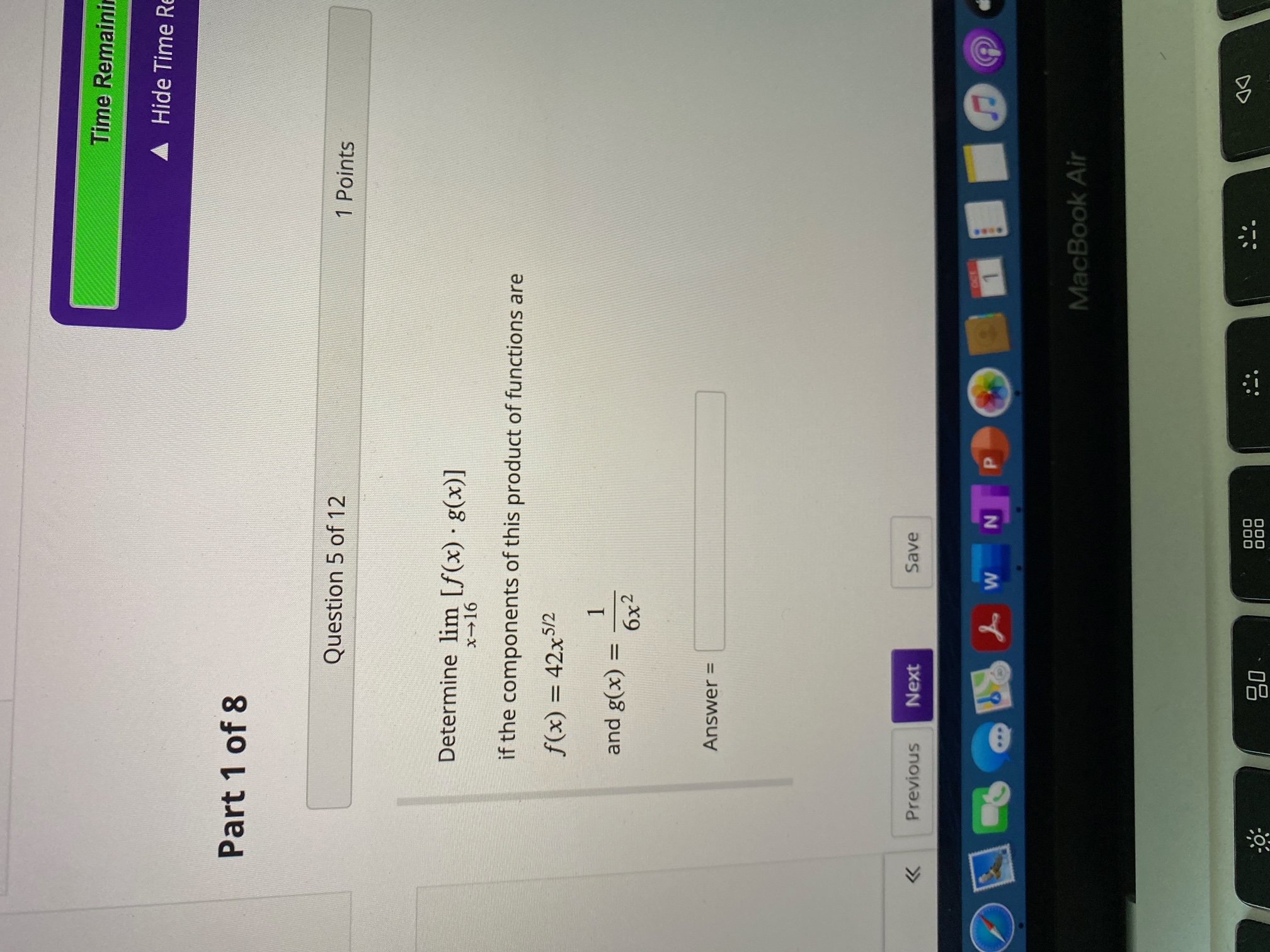 of 12 1 Points Quizzes If f(1) = 12, f(5) = 41,