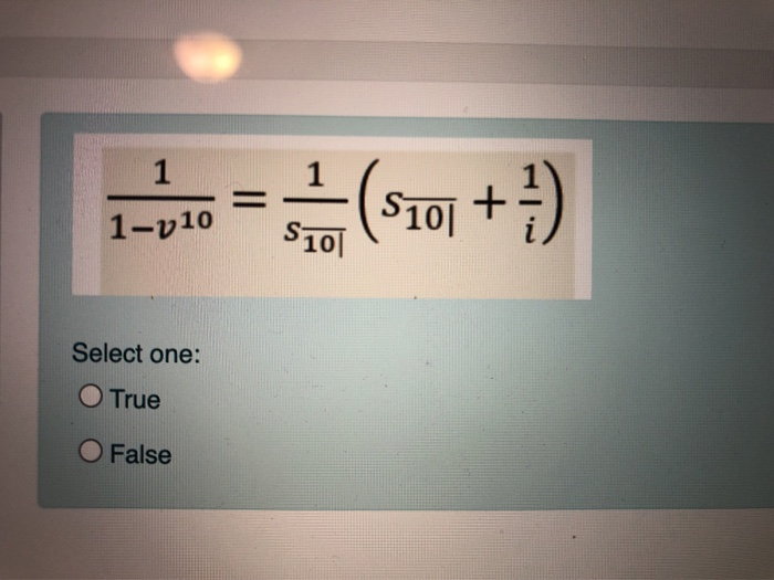  where v is the general present value factor 1 1 (S101