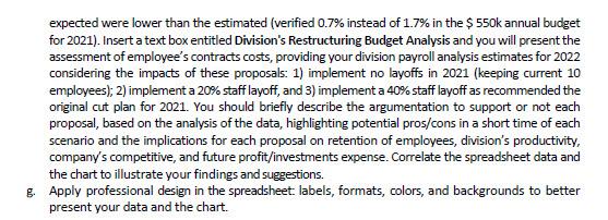 data workbook and the excel 3-D column chart. Matching Training to Software