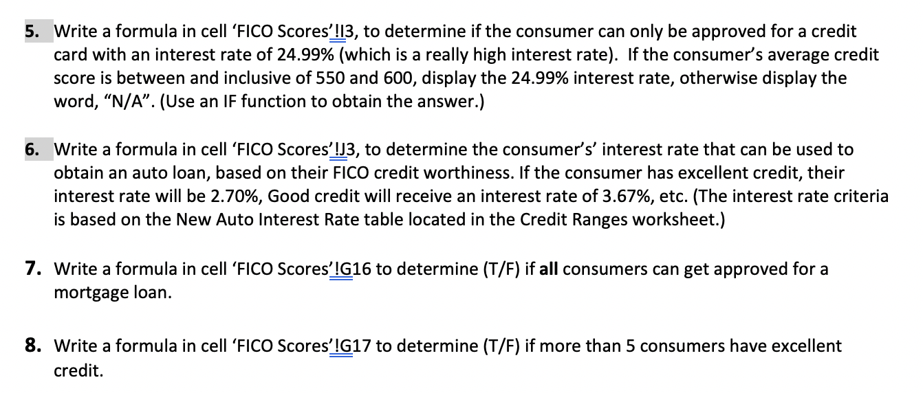 all that was provided to me by my instructor, what do you