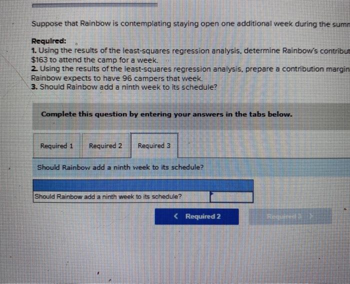 Each camp session is one week and can accommodate up to 200