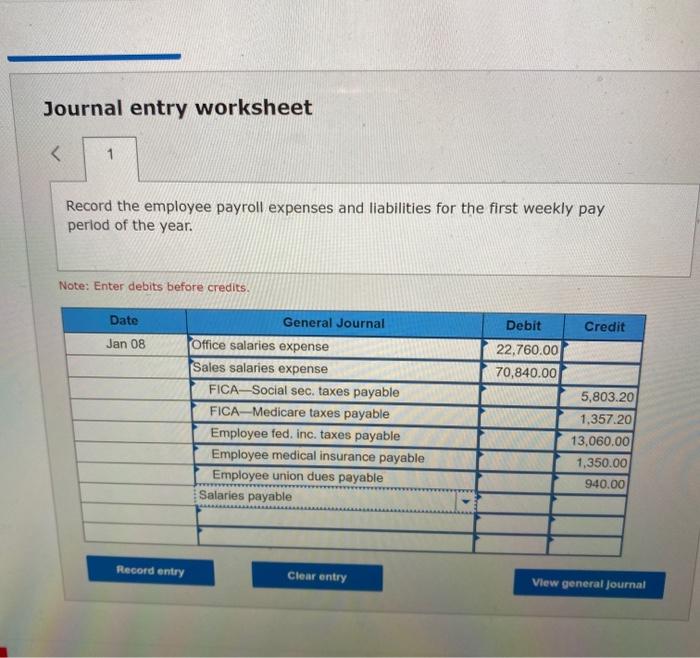 transactions LO P2, P3 On January 8, the end of the first