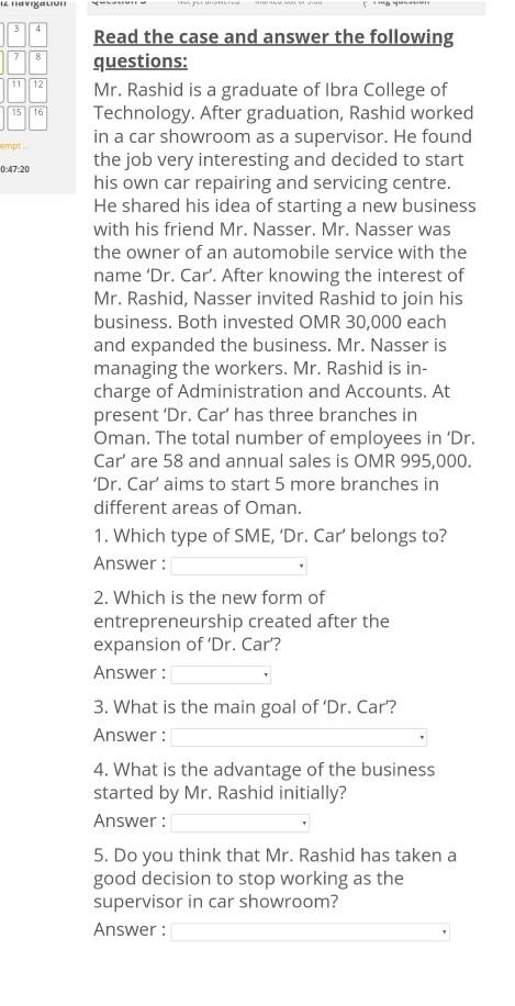 1 dvigation 3 4 7 8 11 12 15 16 0:47:20