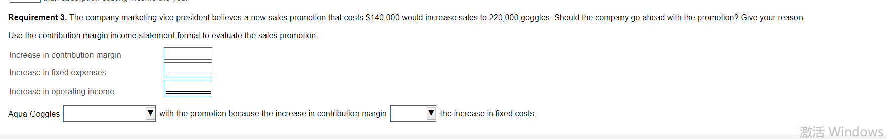 3. The company marketing vice president believes a new sales promotion that