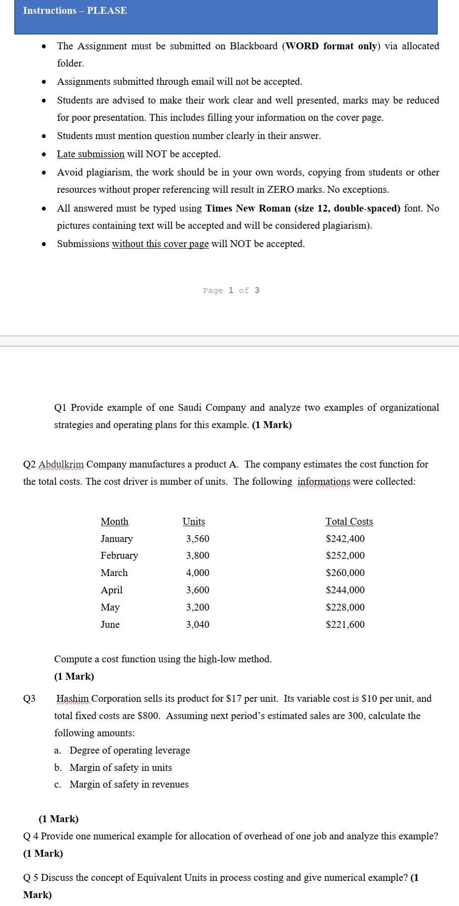Accot301 I need a different solution thank you. Instructions - PLEASE