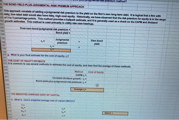  premium method? 85 THE BOND-YIELD-PLUS-JUDGMENTAL-RISK-PREMIUM APPROACH 36 87 This approach consists