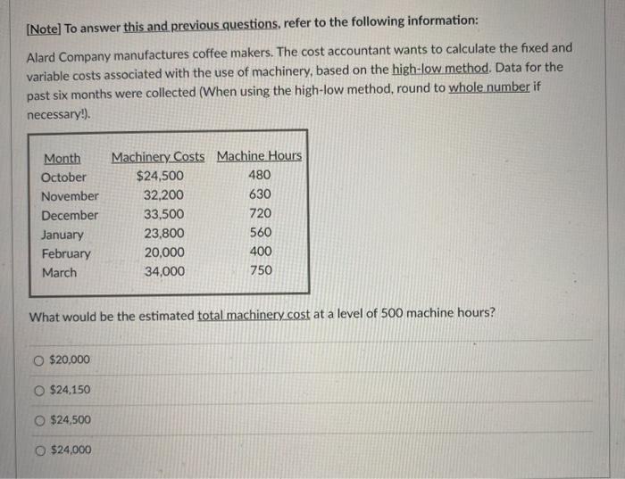  [Note] To answer this and previous questions, refer to the following