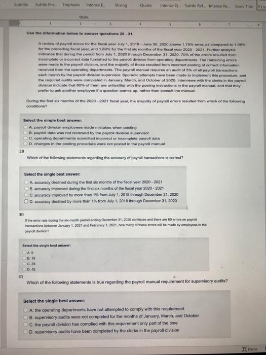 ASAP! Subtitle Subtle Em Emphasis Intense Strong Quote Intense Subtle Roel Intense