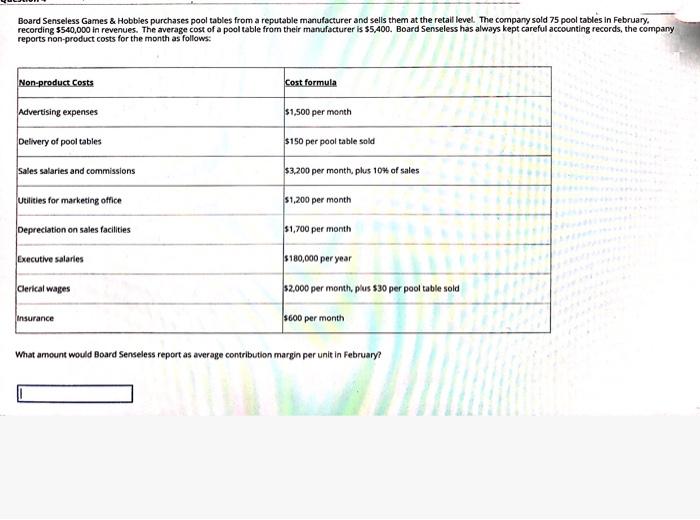 Board Senseless Games & Hobbies purchases pool tables from a reputable manufacturer