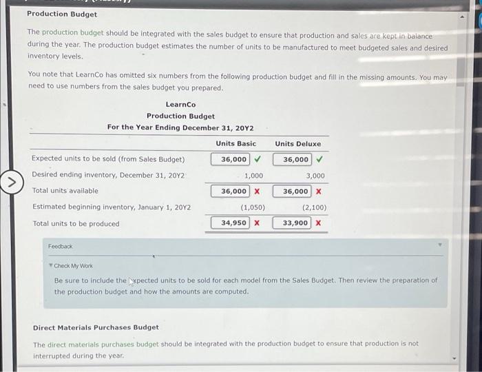 22 Mastery (Mastery) Mastery Problem: Budgeting LearnCo LeamCo manufactures and sells one