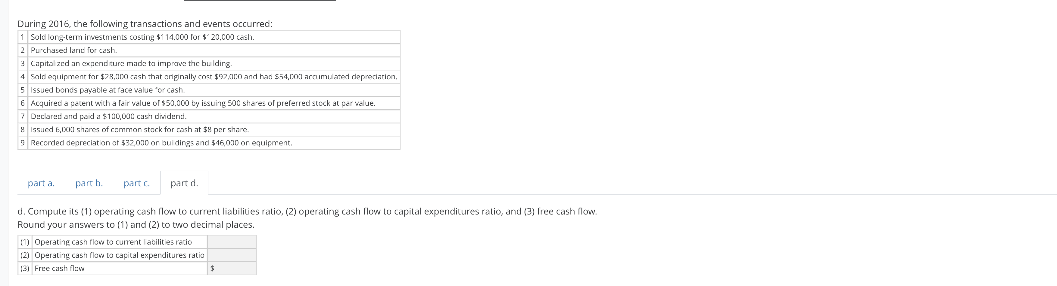 of Cash Flows (Indirect Method) Rainbow Cumpany's income scalernent and comparative balance