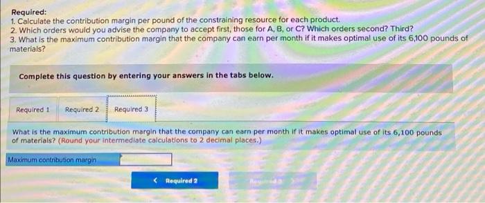 Selling price Variable expenses: Direct materials Other variable expenses Total variable expenses