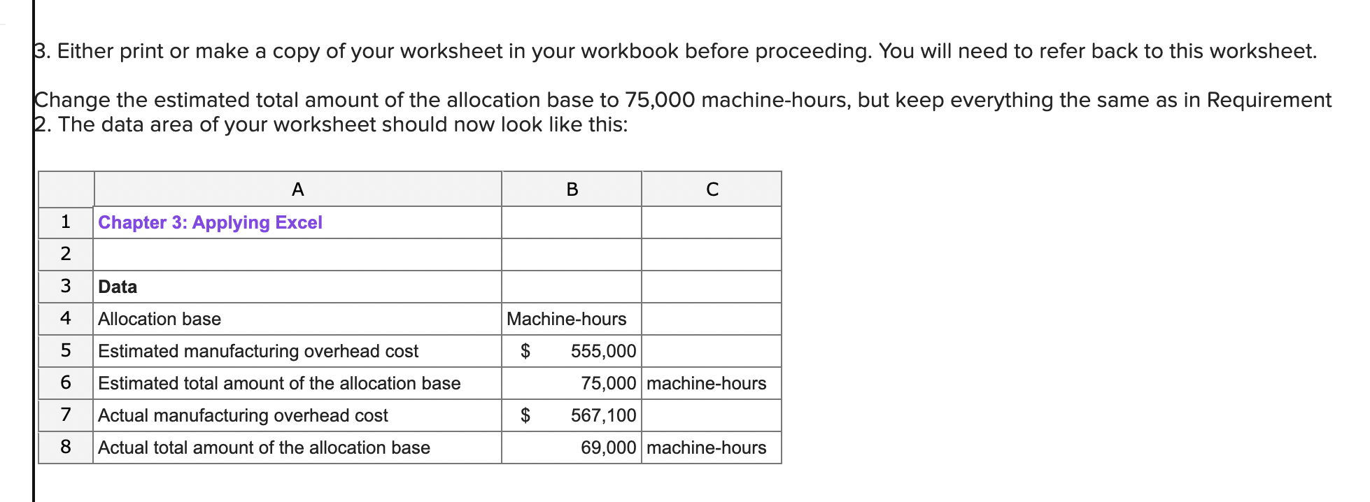 the manufacturing overhead underapplied or overapplied? A) By how much is the