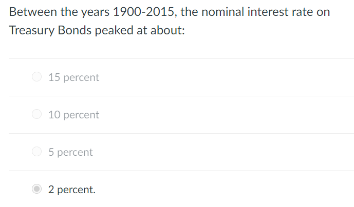 option is an answer. some of them were correct, some were not.