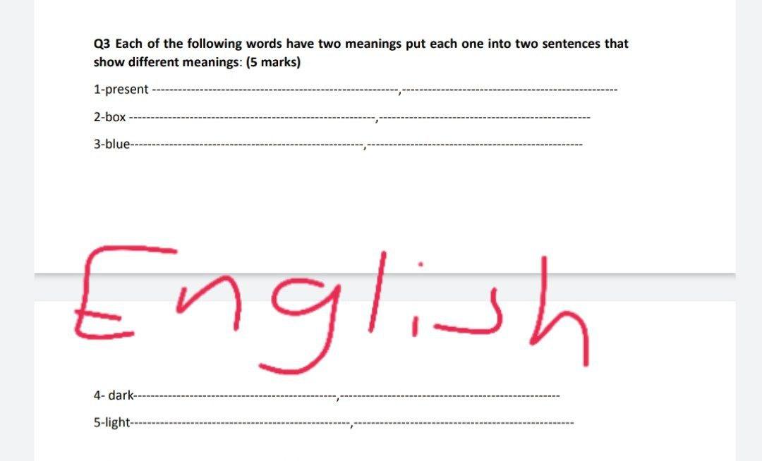 I need the answer as soon as possible Q3 Each of the