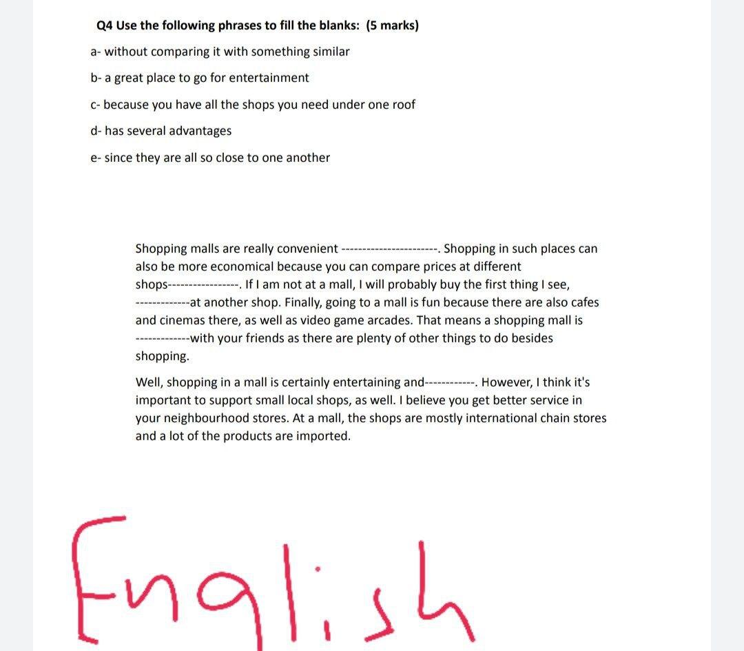 I need the answer as soon as possible Q4 Use the following