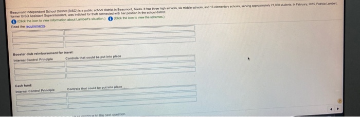 boxes and columns as the quesions so it can make it easy